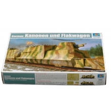 TRUMPETER 01511 1:35 KANONEN UND FLAKWAGEN