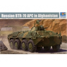 TRUMPETER 01593 1:35 RUSSIAN BTR 70 APC IN AFGHANISTAN