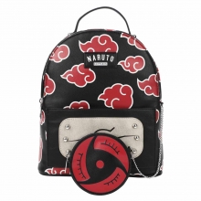 BIOWORLD PF26V NARUTO SHIPPUDEN CLOUD MINI BACKPACK AND COIN PURSE