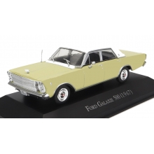 MAGAZINE MEXGALAXIE 1:43 1967 FORD GALAXIE 500, YELLOW WHITE