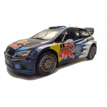 MAGAZINE RA18VOLKSWAGEN 1:18 VOLKSWAGEN POLO R WRC S OGLER J INGRASSIA, BLUE WHITE RED