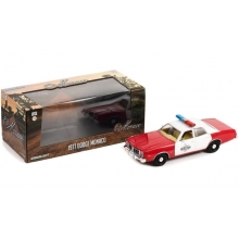 GREENLIGHT 84106 1:24 1977 DODGE MONACO FINCHBURG COUNTY SHERIFF, RED WHITE