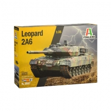 ITALERI 6567 1:35 LEOPARD 2A6 TANK NL DECALS, PLASTIC MODELKIT