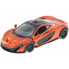 KINSMART 5393WFO 1:36 2016 MCLAREN P1 WITH STRIPES, ORANGE