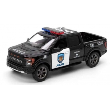 KINSMART 5413WP 1:46 5 INCH 2019 RAM 1500 POLICE, BLACK WHITE IN WINDOW BOX PACKAGING