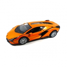 KINSMART 5431WO 1:43 5 INCH LAMBORGINI SIAN, ORANGE IN WINDOW BOX