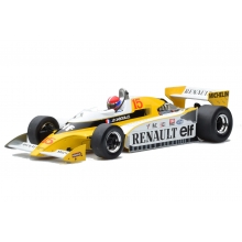 MCG 18616F 1:18 1979 RENAULT RS10, 15 J P JABOUILLE, EQUIPE RENAULT ELF, FORMULA 1 GP FRANCE, WHITE YELLOW