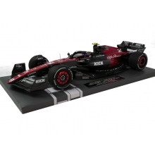 MINICHAMPS 117230124 1:18 2023 ALFA ROMEO F1 TEAM STAKE C43 24 GUANYU ZHOU, RED BLACK