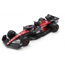 SPARK Y281 1:64 2023 ALFA ROMEO F1 TEAM ORLEN C43 77 ALFA ROMEO F1 TEAM ORLEN VALTTERI BOTTAS, RED BLACK