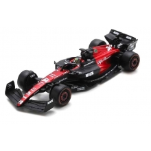 SPARK Y282 1:64 2023 ALFA ROMEO F1 TEAM ORLEN C43 24 ALFA ROMEO F1 TEAM ORLEN ZHOU GUANYU, RED BLACK