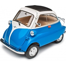 WELLY 24096B 1:18 BMW ISETTA, BLUE WHITE