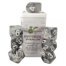 ROLE4 50514-7C SETS OF 7 DICE DIFFUSION WITH ARCH D4 WRAITH