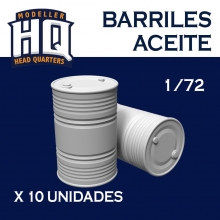HQ BARRILES DE ACEITE 1:72