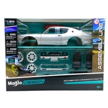 MAISTO 39310 1:24 DES AL 1973 NISSAN SKYLINE 2000GT R ARMABLE