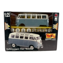 MAISTO 39956 1:25 1962 AL VW SAMBA VAN ARMABLE