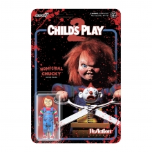 SUPER7 82430 CHILDS PLAY REACTION FIGURE HOMICIDAL CHUCKY BLOOD SPLATTER