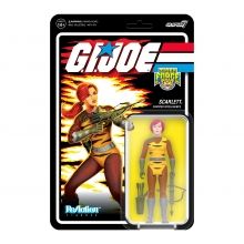 SUPER7 82799 GI JOE REACTION FIGURES WAVE 6 TIGER FORCE SCARLETT