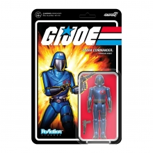 SUPER7 83386 GI JOE REACTION FIGURES WAVE 7 COBRA COMMANDER FUNHOUSE ROBOT