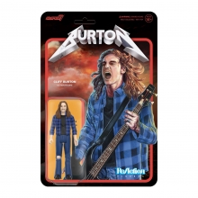 SUPER7 86002 CLIFF BURTON REACTION FIGURES CLIFF BURTON FLANNEL SHIRT