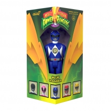 SUPER7 83422 MIGHTY MORPHIN POWER RANGERS REACTION FIGURES BLUE RANGER TRIANGLE [ SDCC 2023 ]