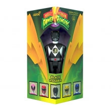 SUPER7 83423 MIGHTY MORPHIN POWER RANGERS REACTION FIGURES BLACK RANGER TRIANGLE [ SDCC 2023 ]