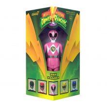 SUPER7 83424 MIGHTY MORPHIN POWER RANGERS REACTION FIGURES PINK RANGER TRIANGLE [ SDCC 2023 ]