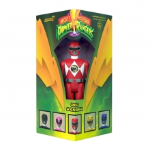 SUPER7 83425 MIGHTY MORPHIN POWER RANGERS REACTION FIGURES RED RANGER TRIANGLE [ SDCC 2023 ]