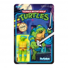 SUPER7 82843 TEENAGE MUTANT NINJA TURTLES REACTION WAVE 7 LEONARDO CARTOON