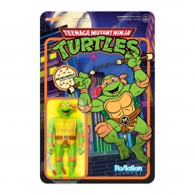 SUPER7 82846 TEENAGE MUTANT NINJA TURTLES REACTION WAVE 7 MICHELANGELO CARTOON