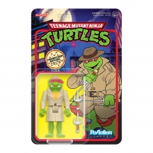 SUPER7 83057 TEENAGE MUTANT NINJA TURTLES REACTION FIGURES WAVE 8 UNDERCOVER RAPHAEL CARTOON