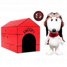 SUPER7 82457 PEANUTS SUPERSIZE VINYL FIGURE SNOOPY FLYING ACE DOGHOUSE BOX