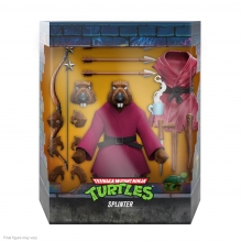 SUPER7 82836 TEENAGE MUTANT NINJA TURTLES ULTIMATES WAVE 9 FIGURES SPLINTER FLOCKED