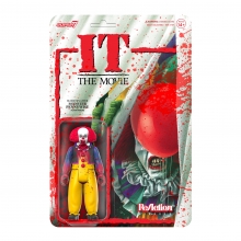 SUPER7 82400 IT REACTION FIGURE PENNYWISE BLOOD SPLATTER