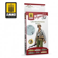 AMMO MIG JIMENEZ AMIG7044 SET DE FIGURAS MARINES USA DE LA SEGUNDA GUERRA MUNDIAL