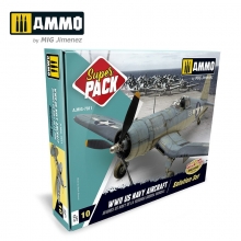 AMMO MIG JIMENEZ AMIG7811 SUPER PACK AVIONES DE LA US NAVY DE LA SEGUNDA GUERRA MUNDIAL