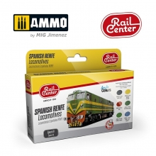 AMMO MIG JIMENEZ AMMOR1000 AMMO RAIL CENTER LOCOMOTORAS ESPAOLAS RENFE EPOCA IV