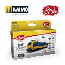 AMMO MIG JIMENEZ AMMOR1001 AMMO RAIL CENTER LOCOMOTORAS HOLANDESAS EPOCA IVV