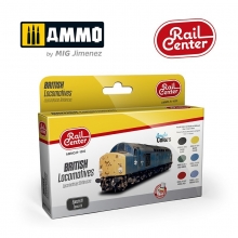 AMMO MIG JIMENEZ AMMOR1002 AMMO RAIL CENTER LOCOMOTORAS BRITANICAS EPOCA IV