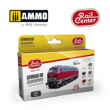 AMMO MIG JIMENEZ AMMOR1003 AMMO RAIL CENTER LOCOMOTORAS ALEMANAS DB EPOCA V