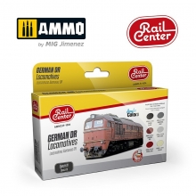 AMMO MIG JIMENEZ AMMOR1004 AMMO RAIL CENTER LOCOMOTORAS ALEMANAS DR EPOCA IV