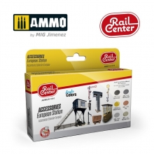 AMMO MIG JIMENEZ AMMOR1014 SET ACCESORIOS ESTACION EUROPEA