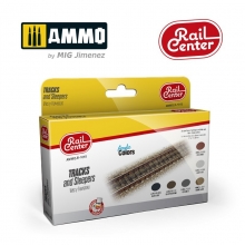 AMMO MIG JIMENEZ AMMOR1015 SET VIAS Y TRAVIESAS