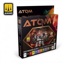 AMMO MIG JIMENEZ ATOM20706 ATOM SET COLORES BASICOS WARGAMES I