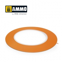 AMMO MIG JIMENEZ AMIG8255 CINTA ADHESIVA FLEXIBLE 1MM X 55M