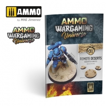 AMMO MIG JIMENEZ AMIG6920 AMMO WARGAMING UNIVERSE BOOK 01 DESIERTOS REMOTOS ENGLISH CASTELLANO POLSKI