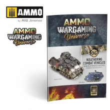 AMMO MIG JIMENEZ AMIG6925 AMMO WARGAMING UNIVERSE BOOK 06 ENVEJECIDO DE VEHICULOS DE COMBATE ENGLISH CASTELLANO POLSKI