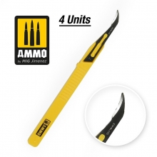 AMMO MIG JIMENEZ AMIG8690 MINI CUCHILLA DE ARCO 4 UDS