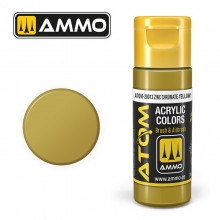 AMMO MIG JIMENEZ ATOM20013 ATOM COLOR AMARILLO ZINC CROMADO