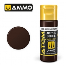 AMMO MIG JIMENEZ ATOM20063 ATOM COLOR MARRON NEGRO