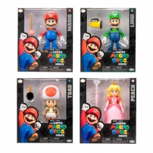 JAKKS NT417764 NINTENDO SUPER MARIO MOVIE 5 FIGURE SURTIDO 13CM